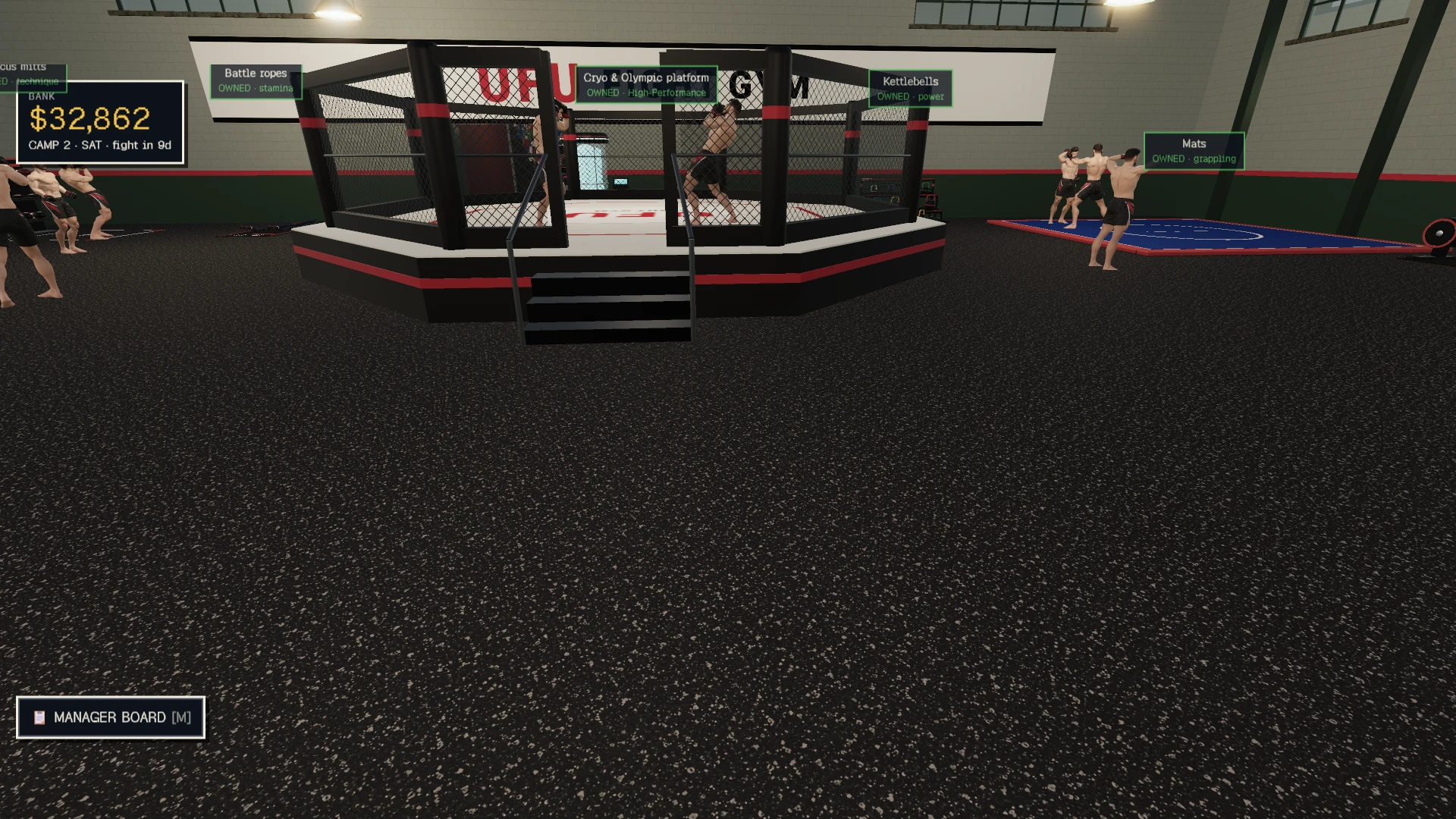 UFU Fighter Manager: a moment in the game (1 of 1)