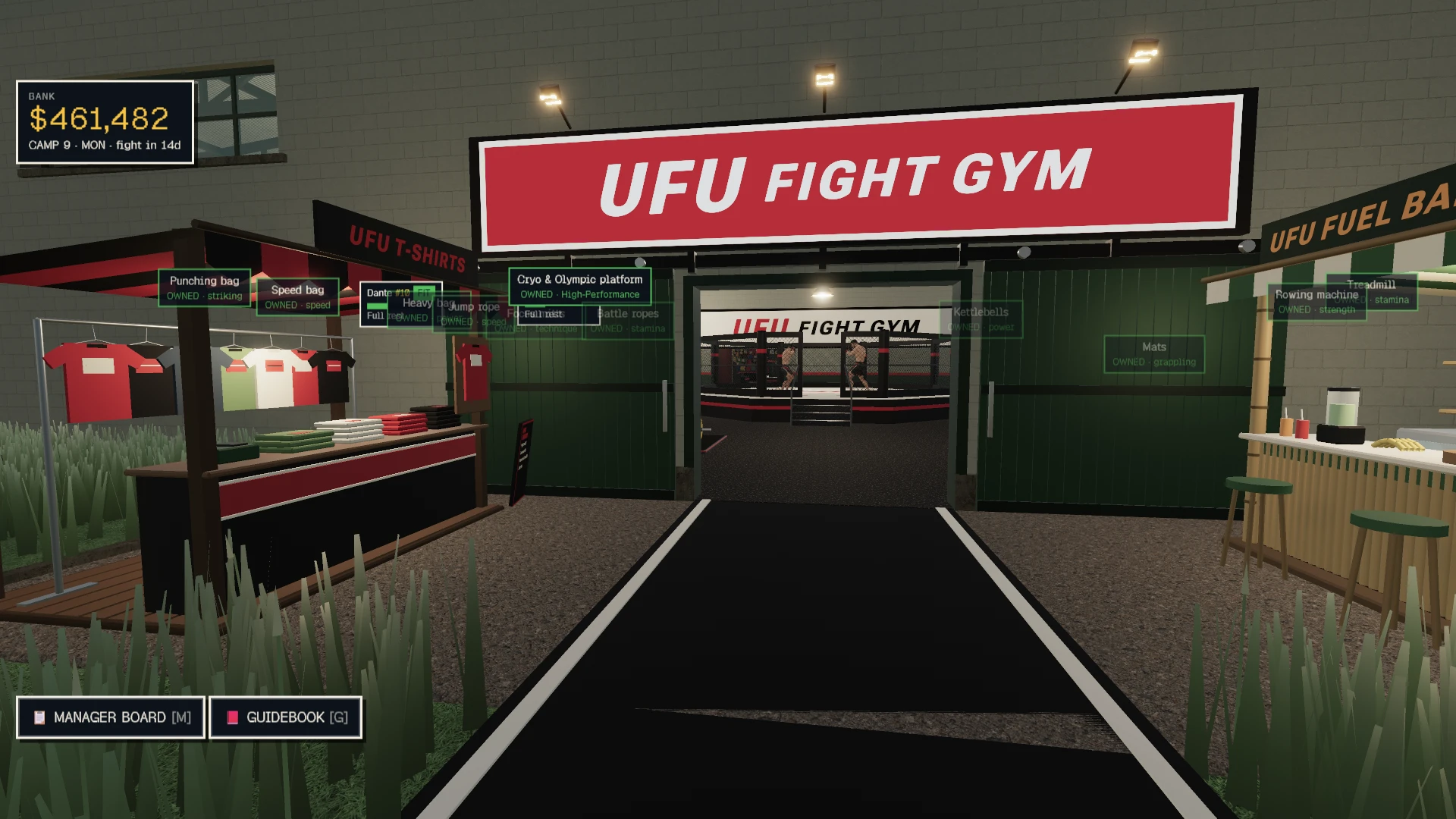 UFU Fighter Manager: a moment in the game (6 of 10)