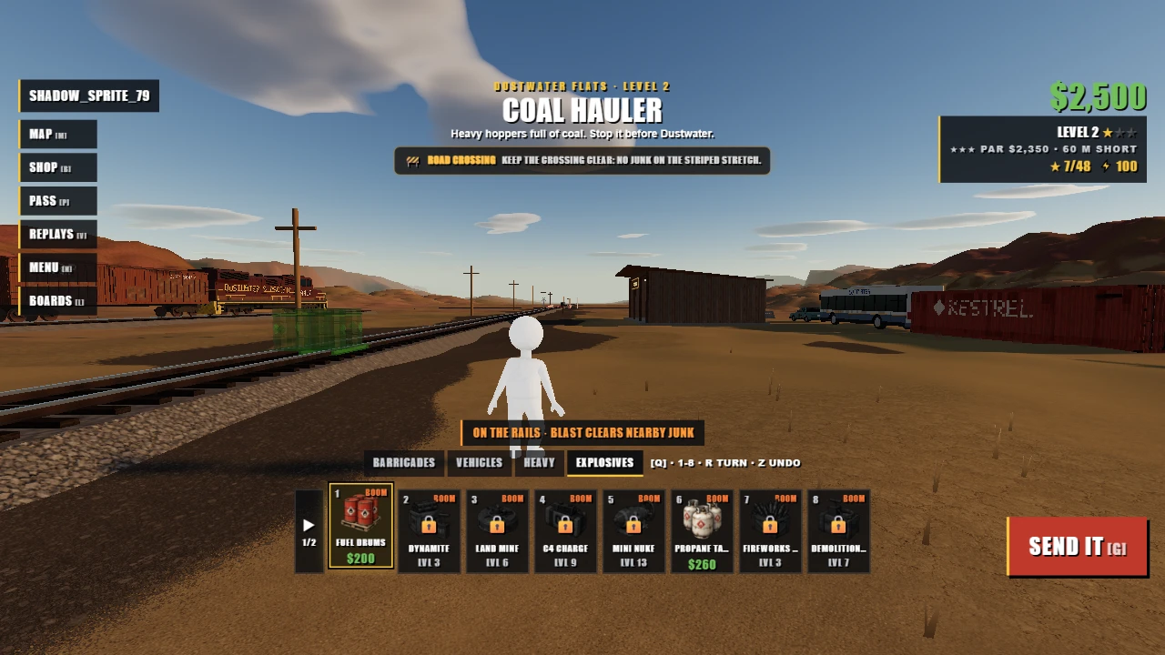 Stop the Train: a moment in the game (1 of 2)
