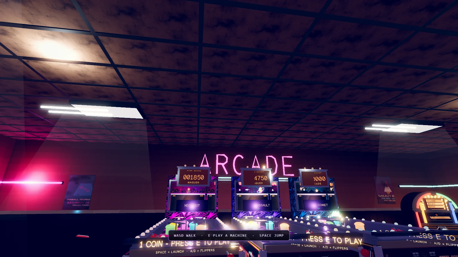 Las Vegas Arcade: a moment in the game (1 of 2)