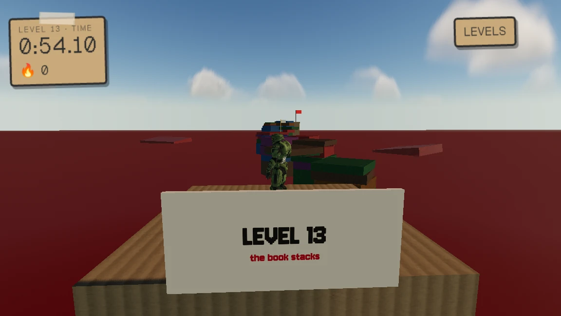 The Floor Is Lava: a moment in the game (1 of 2)