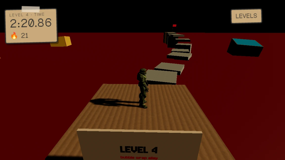 The Floor Is Lava: a moment in the game (1 of 1)