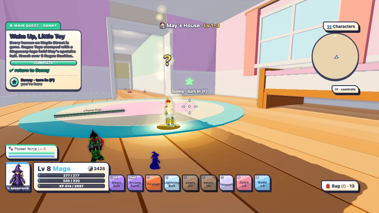 World of Toys Online II: The Neighbourhood: a moment in the game (3 of 8)