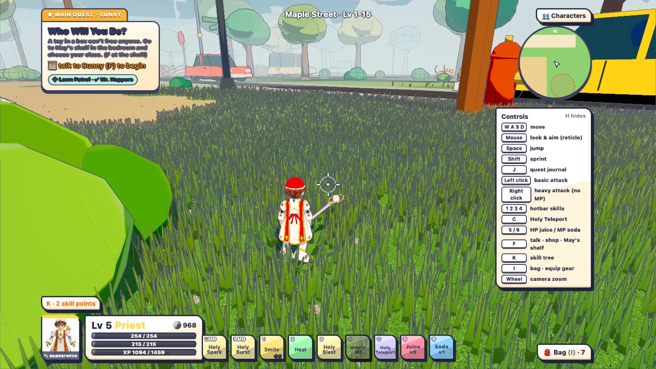 World of Toys Online II: The Neighbourhood: a moment in the game (3 of 5)