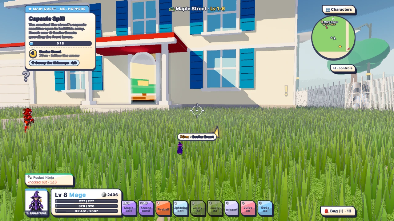 World of Toys Online II: The Neighbourhood: a moment in the game (4 of 8)