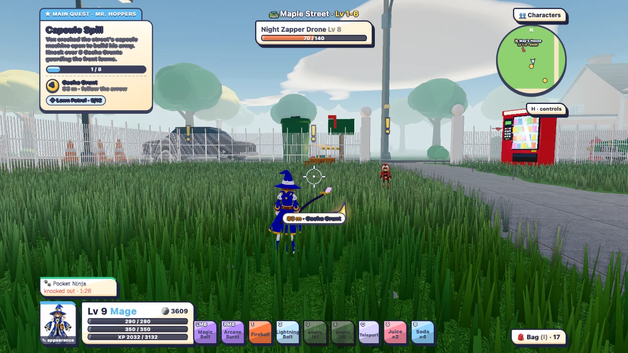 World of Toys Online II: The Neighbourhood: a moment in the game (4 of 8)