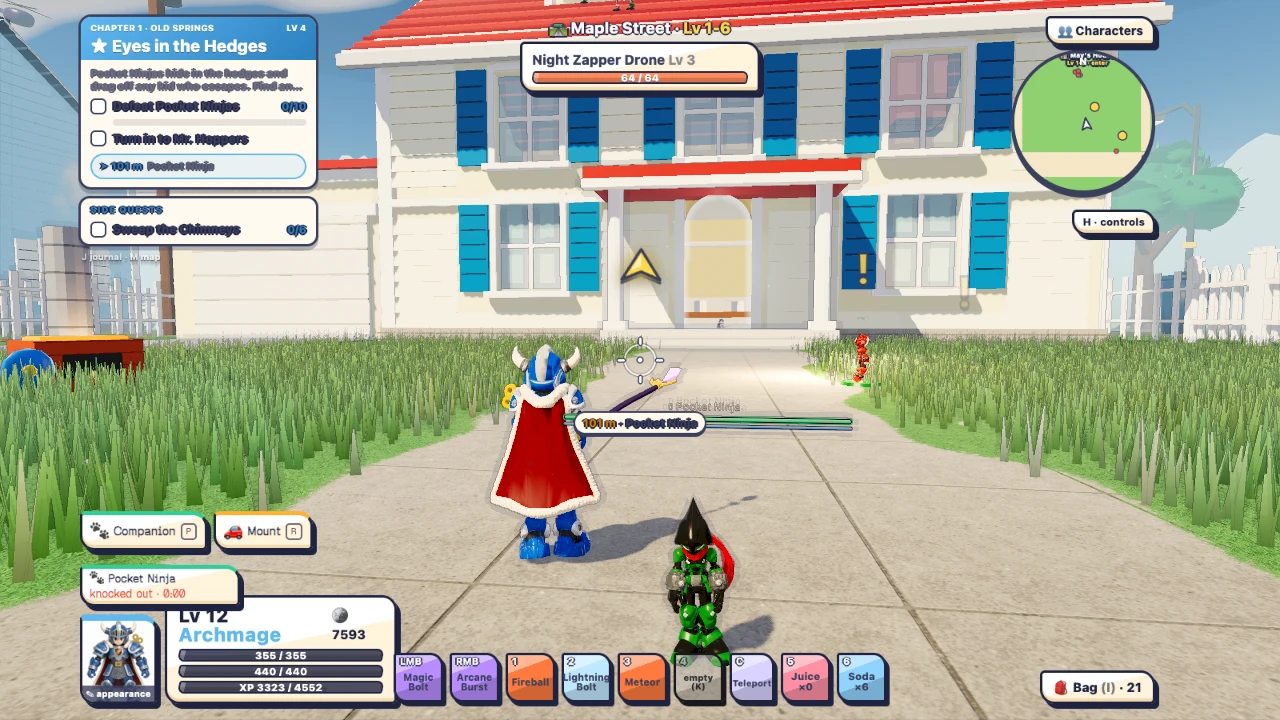 World of Toys Online II: The Neighbourhood: a moment in the game (1 of 8)