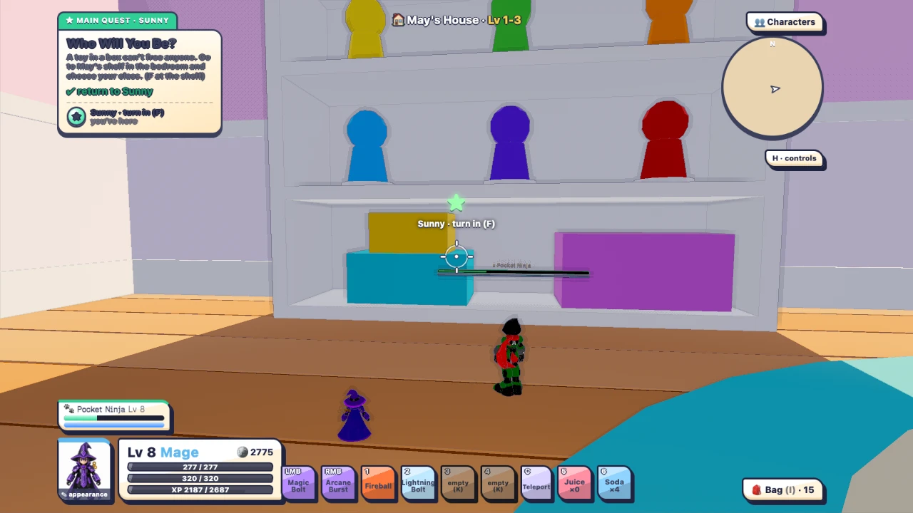 World of Toys Online II: The Neighbourhood: a moment in the game (1 of 8)