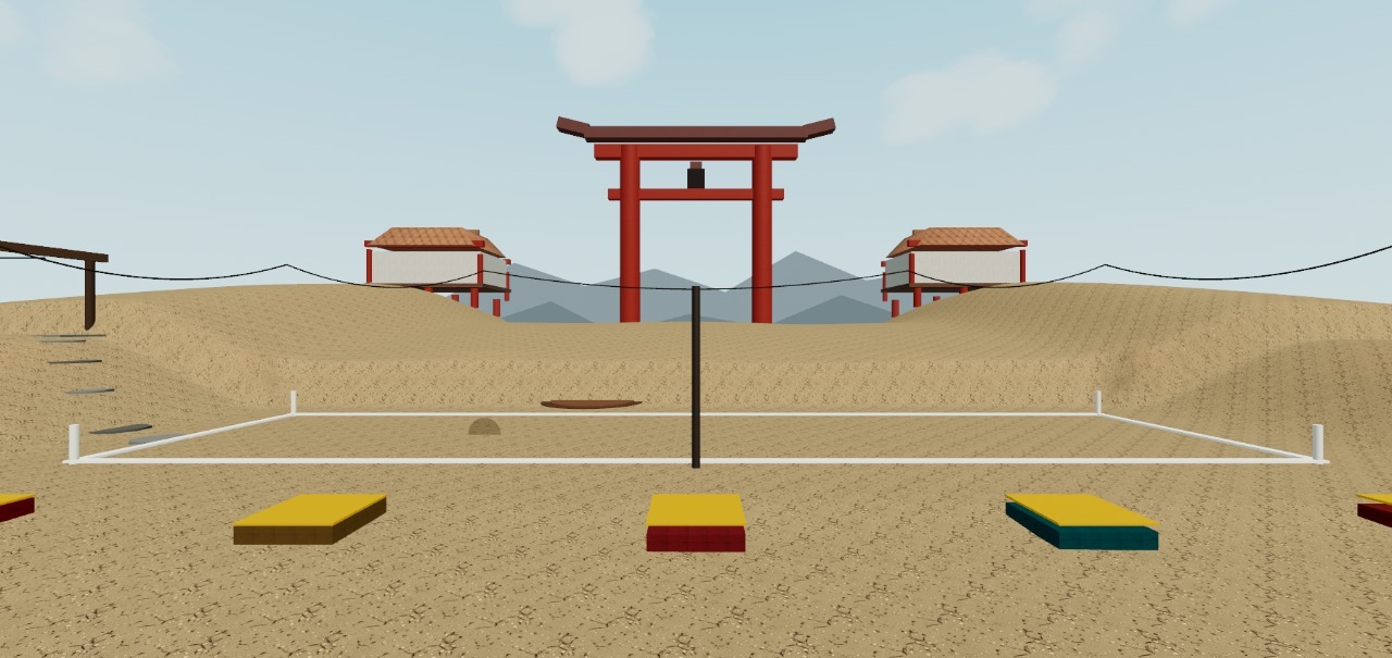 Sumo Volleyball: a moment in the game (2 of 8)