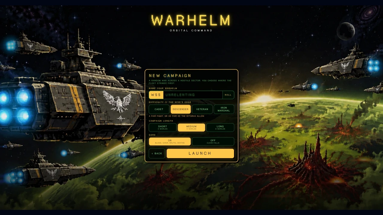 Warhelm: Orbital Command: a moment in the game (1 of 1)