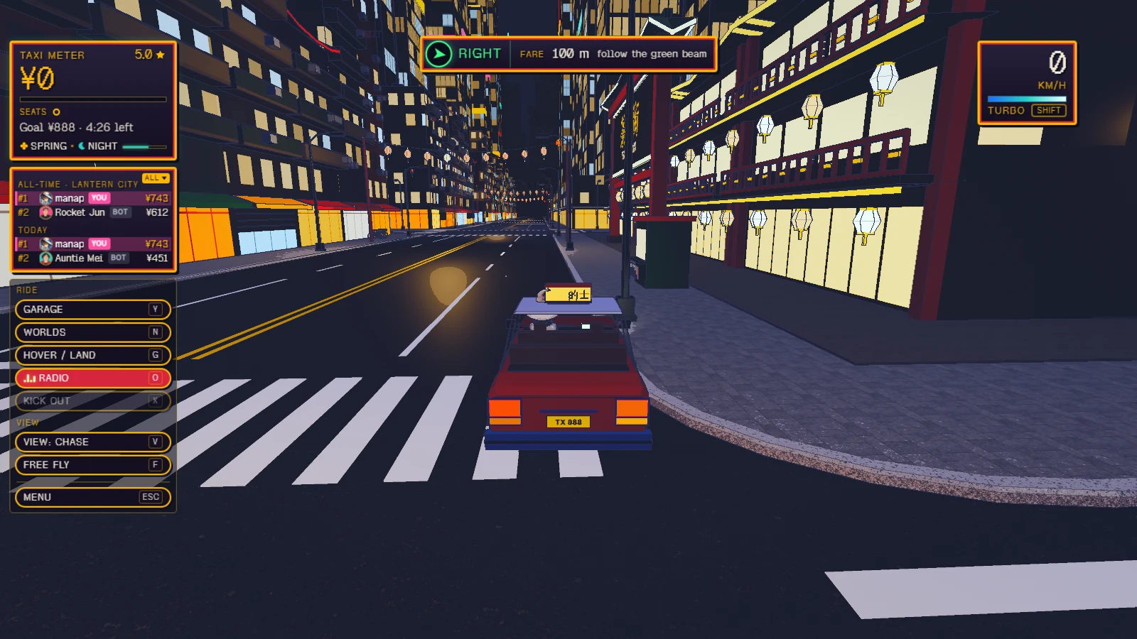 Taxi Driver: a moment in the game (3 of 8)