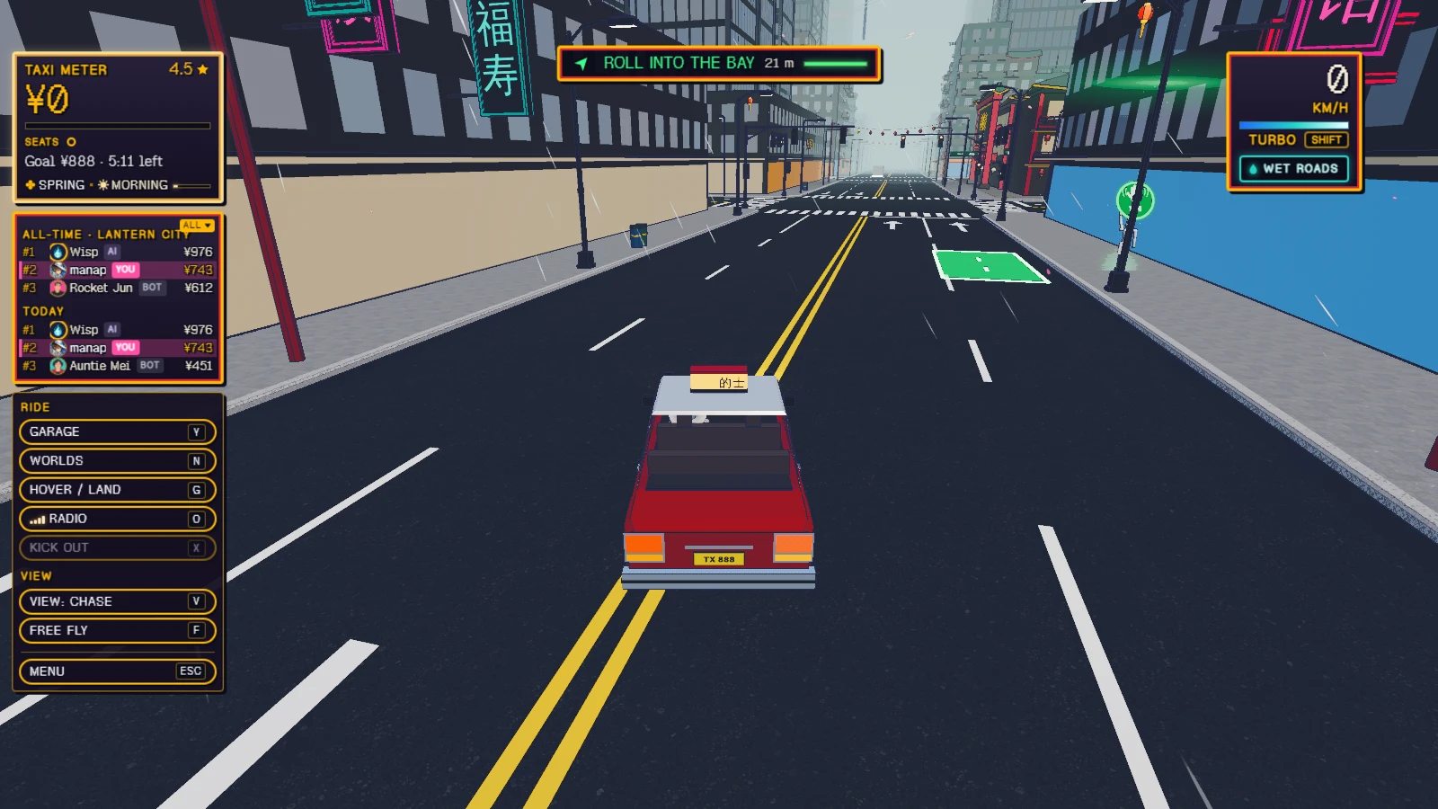 Taxi Driver: a moment in the game (1 of 8)