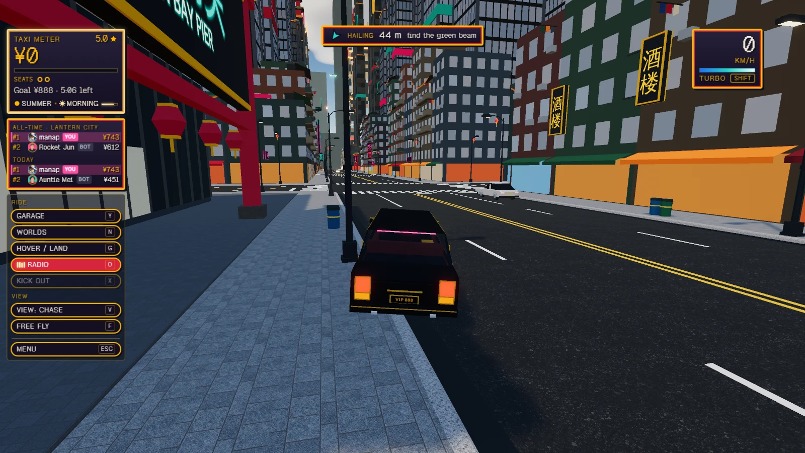 Taxi Driver: a moment in the game (5 of 8)