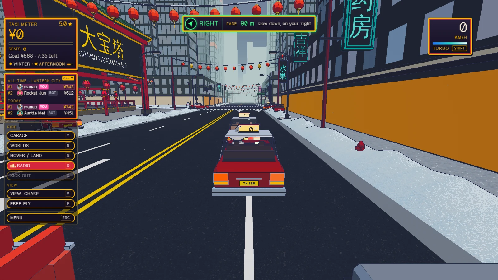 Taxi Driver: a moment in the game (4 of 8)