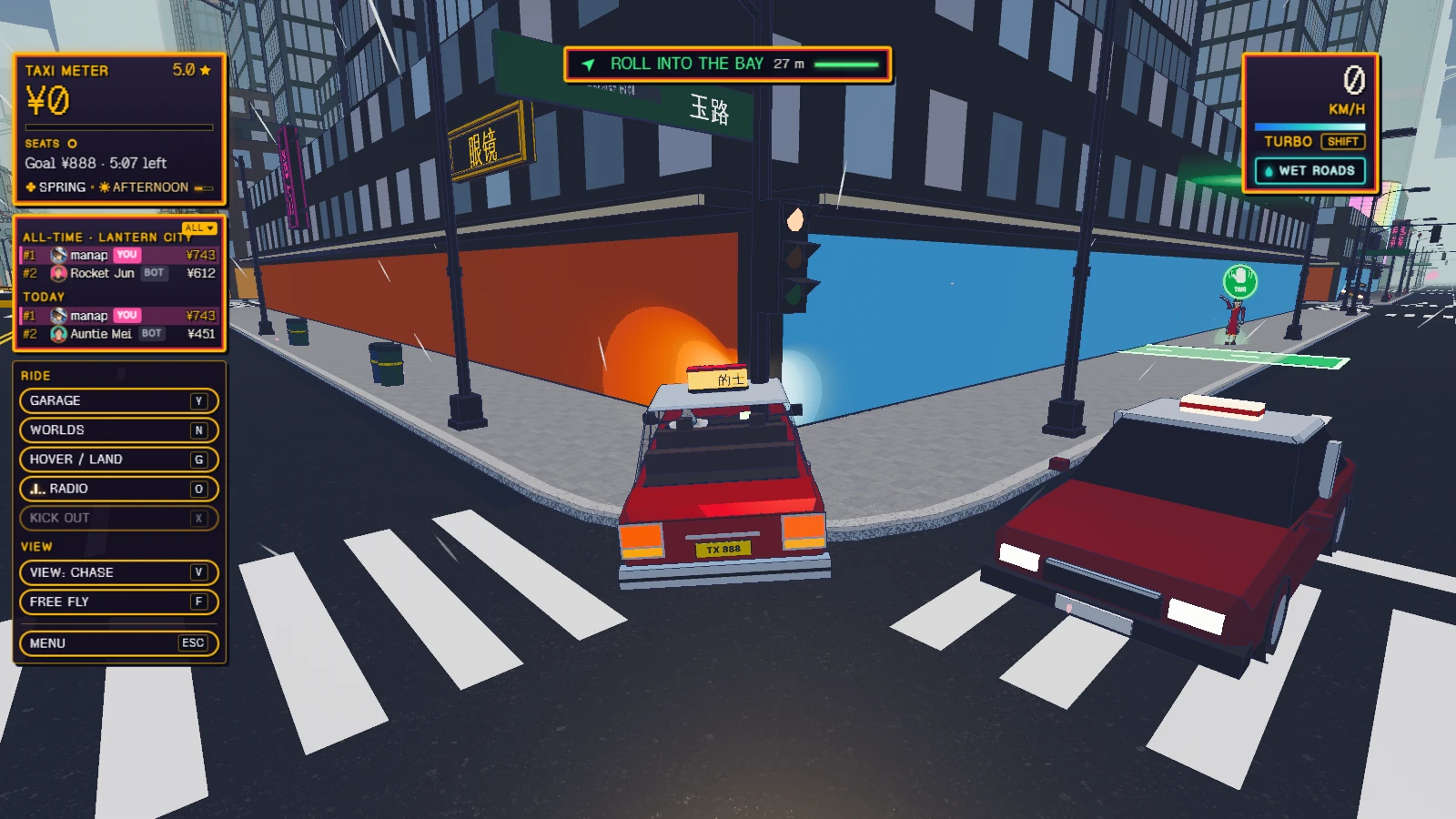 Taxi Driver: a moment in the game (2 of 8)