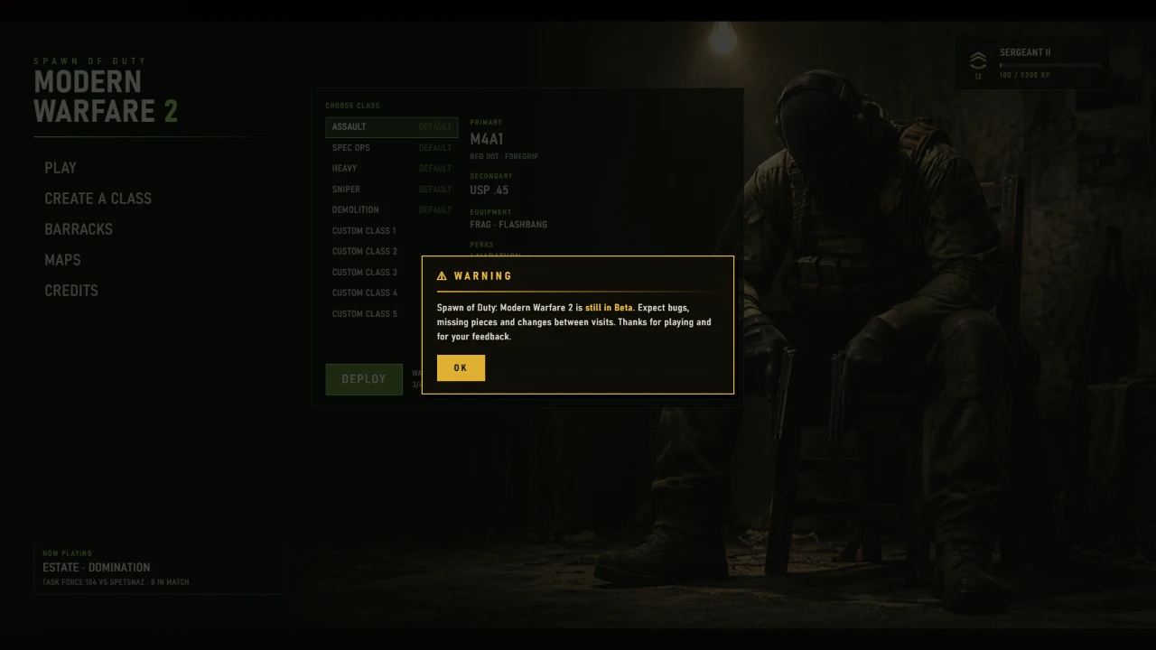 Spawn of Duty: Modern Warfare 2: a moment in the game (1 of 2)