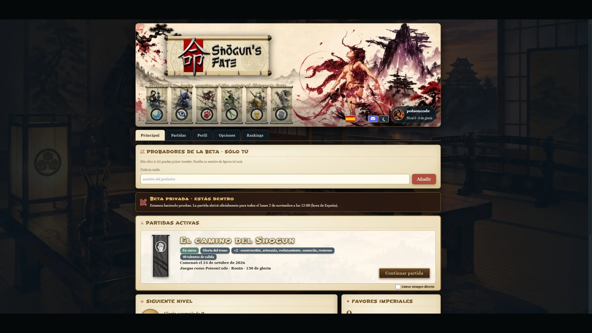 Shogun’s Fate: a moment in the game (7 of 8)