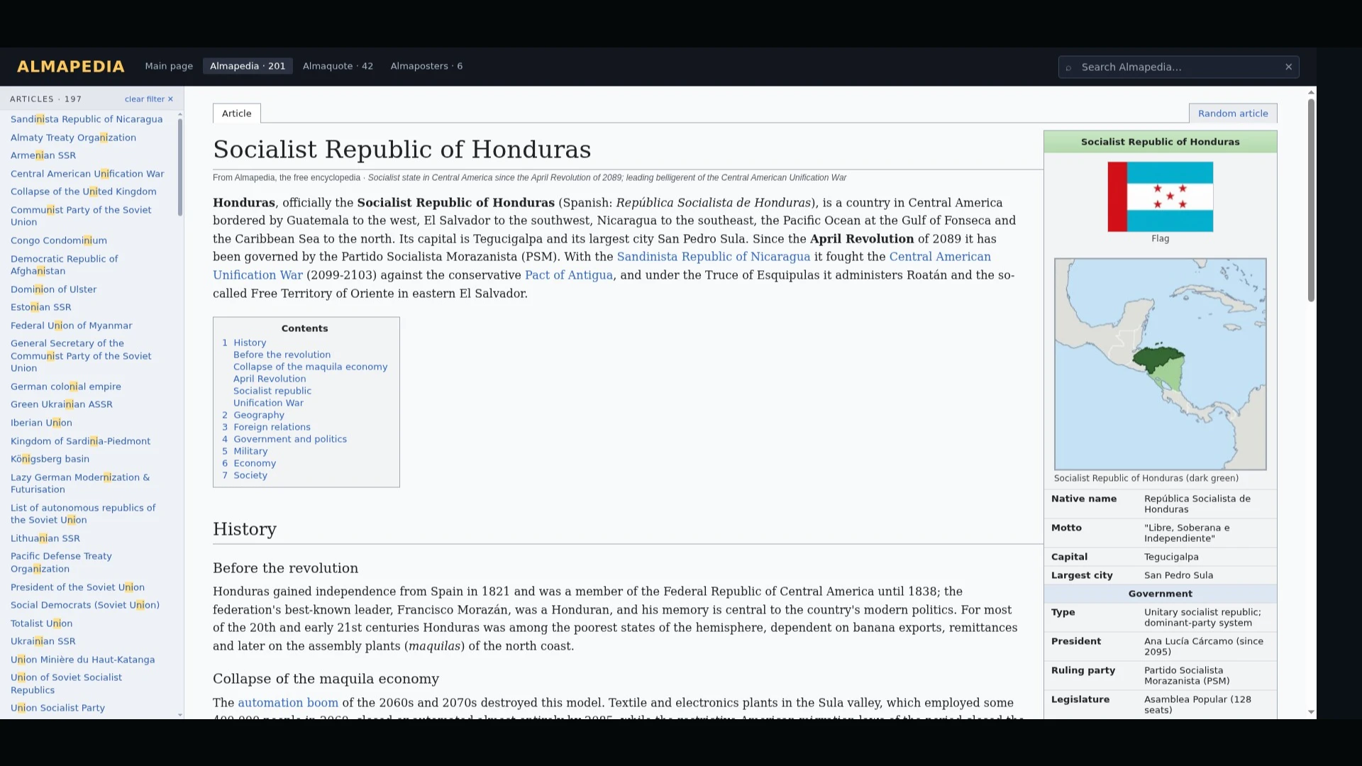 Almapedia: a moment in the game (6 of 7)
