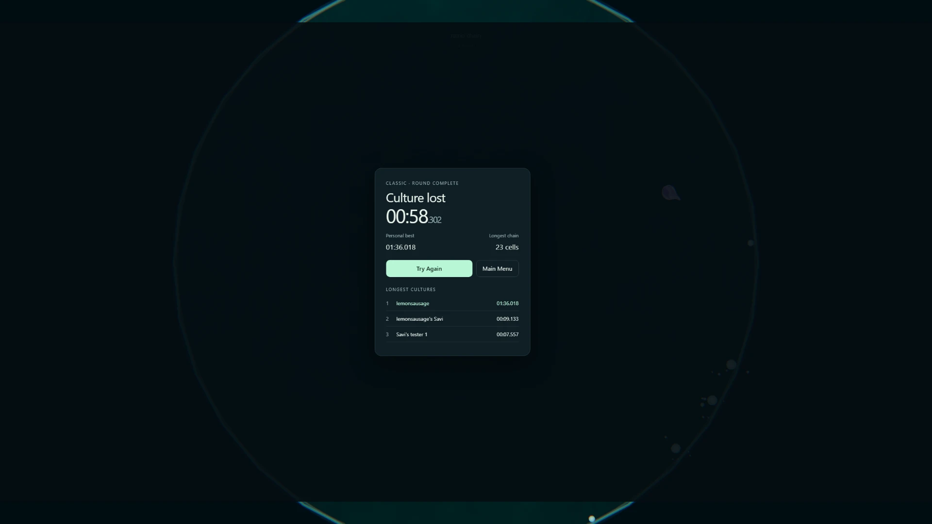 Nano Chain: a moment in the game (2 of 2)