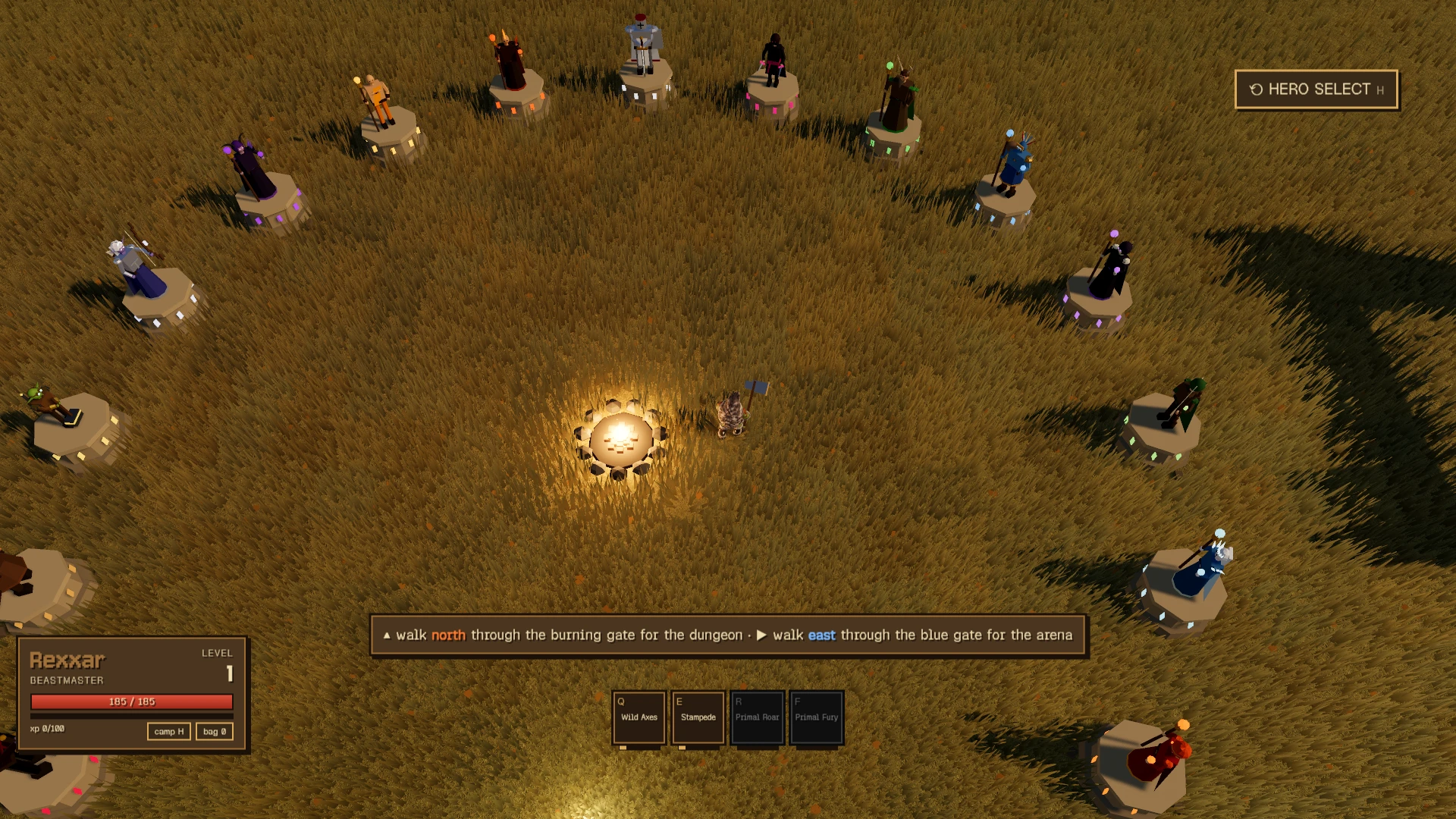 Infinite Dungeon Chasers: a moment in the game (1 of 4)