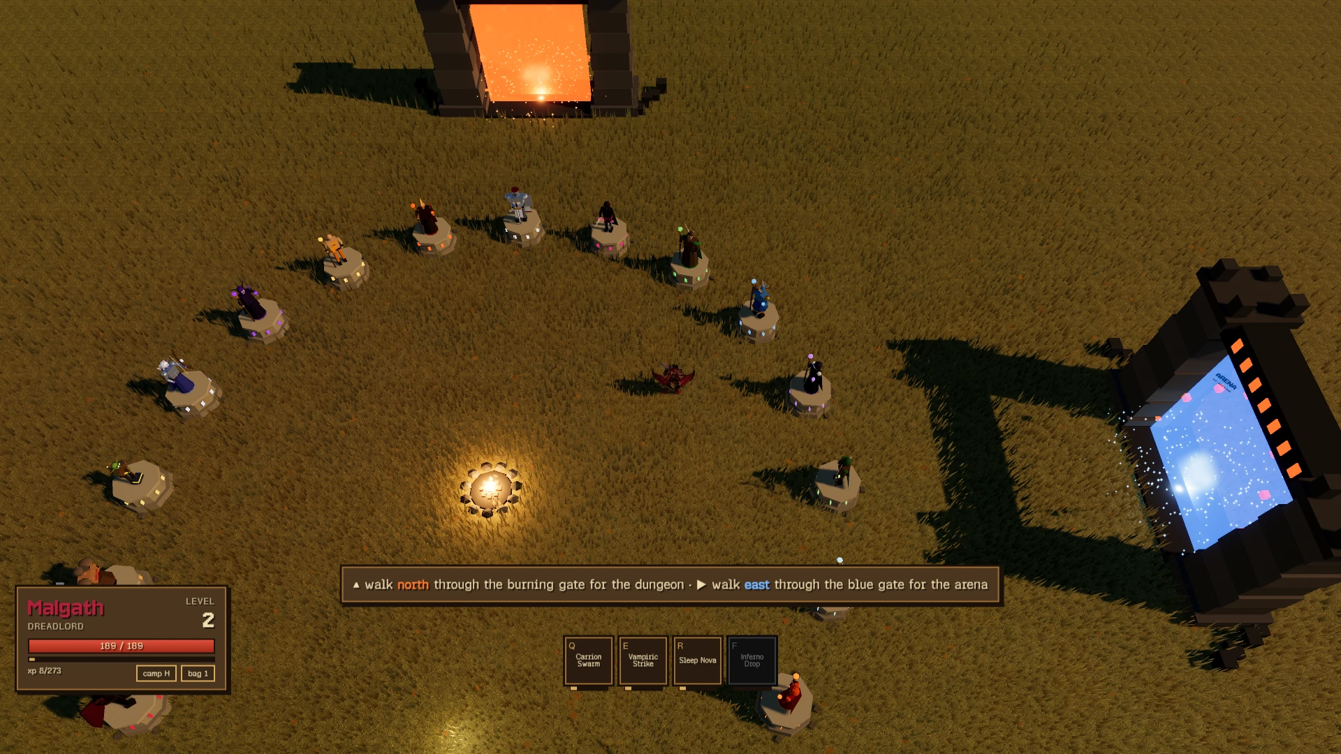 Infinite Dungeon Chasers: a moment in the game (1 of 2)