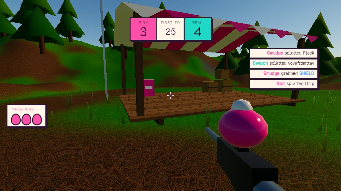 Paint Gun at Forest: a moment in the game (1 of 1)