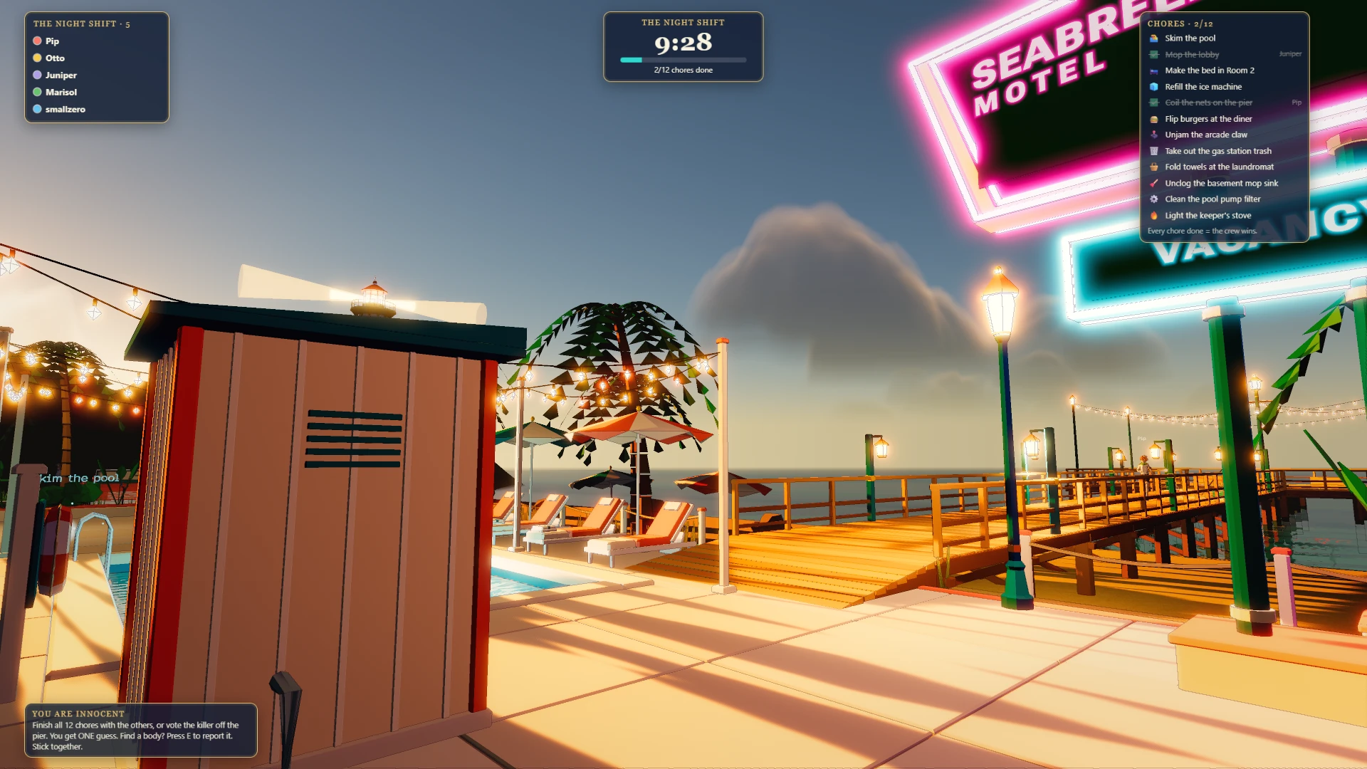 Among Us Island: a moment in the game (4 of 4)