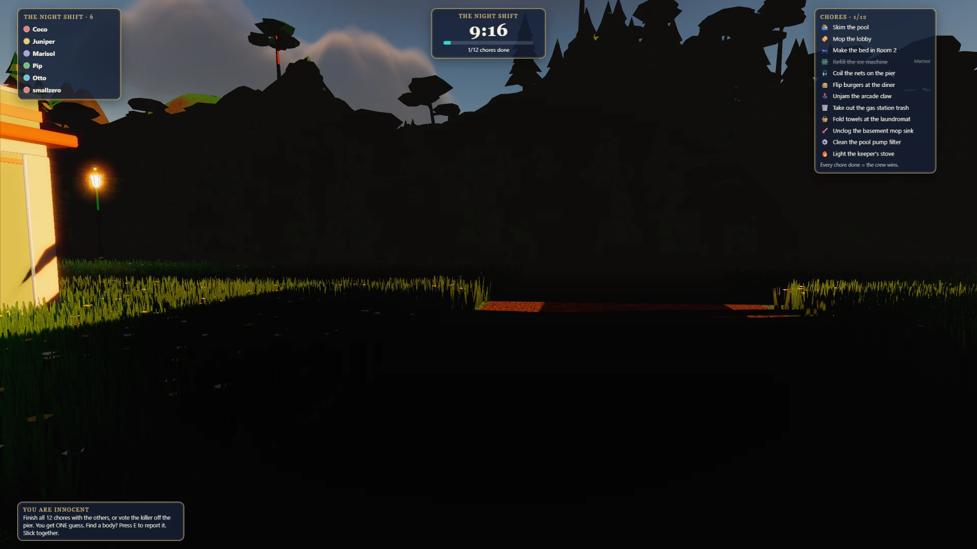 Among Us Island: a moment in the game (2 of 4)