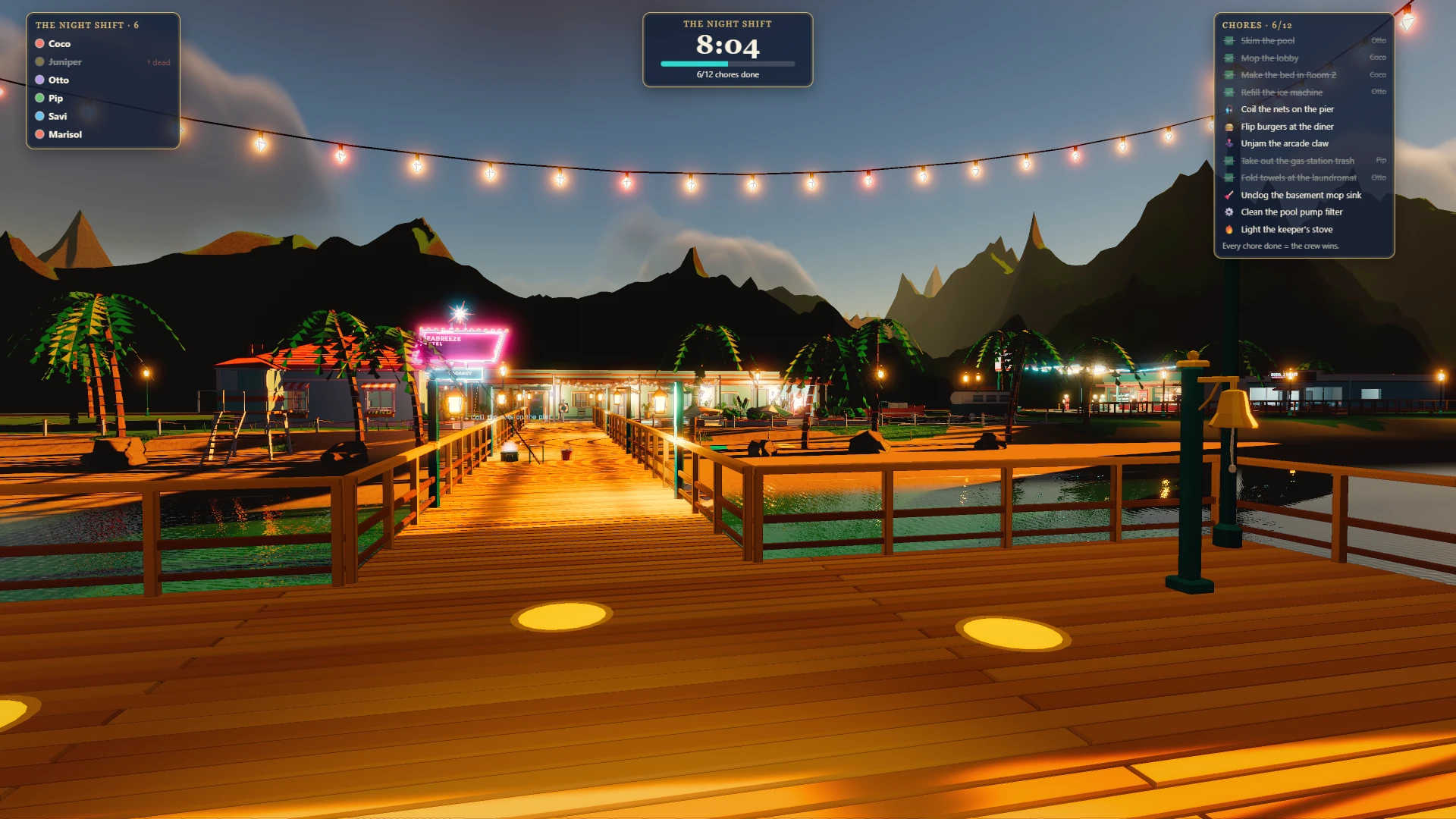 Among Us Island: a moment in the game (3 of 4)