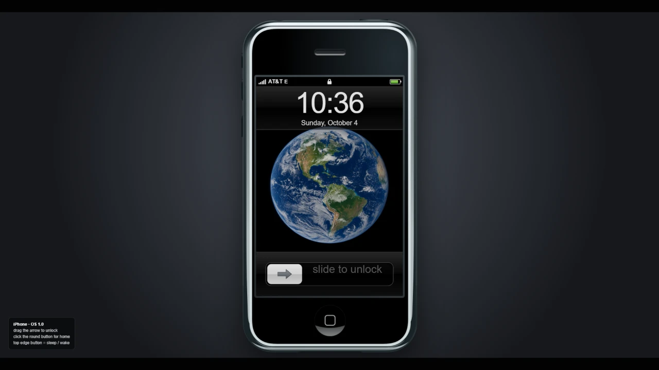 iPhone OS 1 Simulator: a moment in the game (2 of 2)