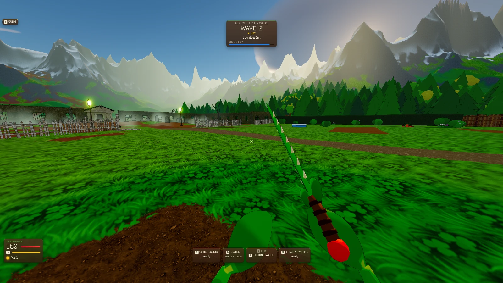 Garden Siege 3D: a moment in the game (1 of 2)