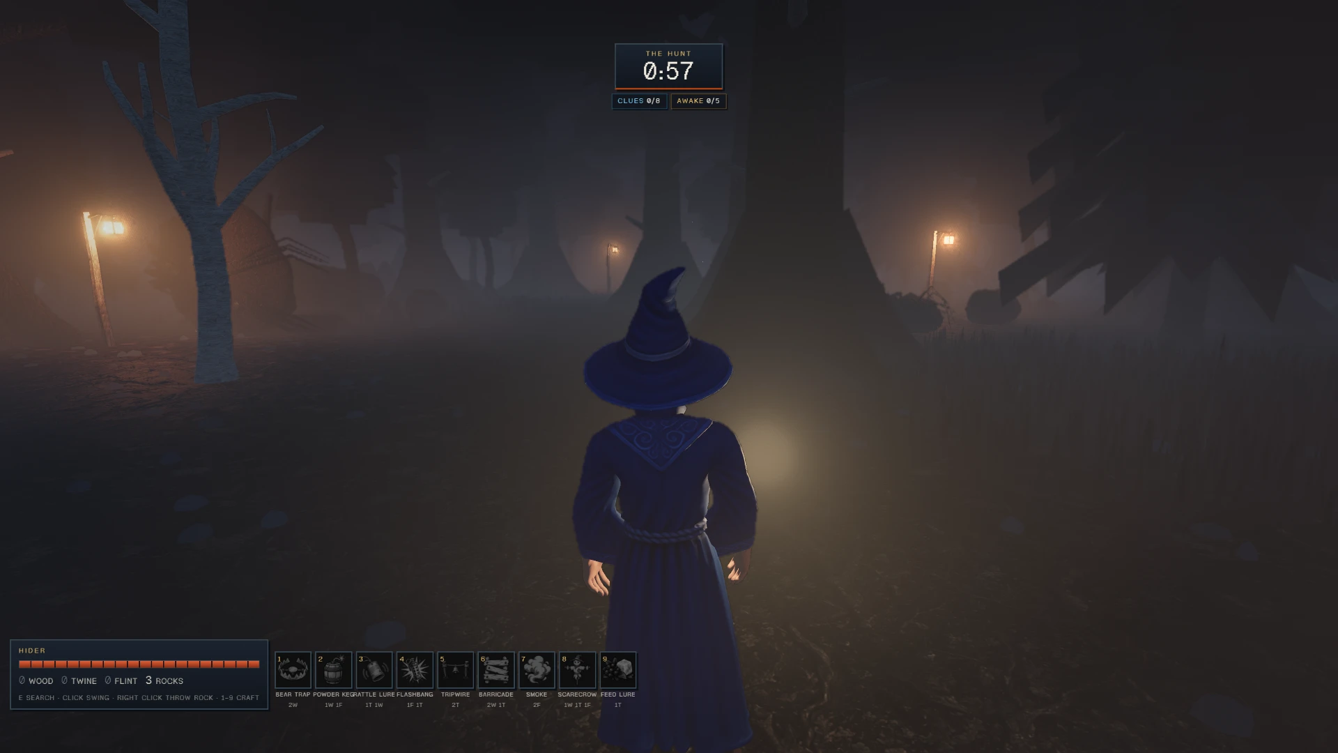 Hide and Seek: Forest Edition: a moment in the game (2 of 3)
