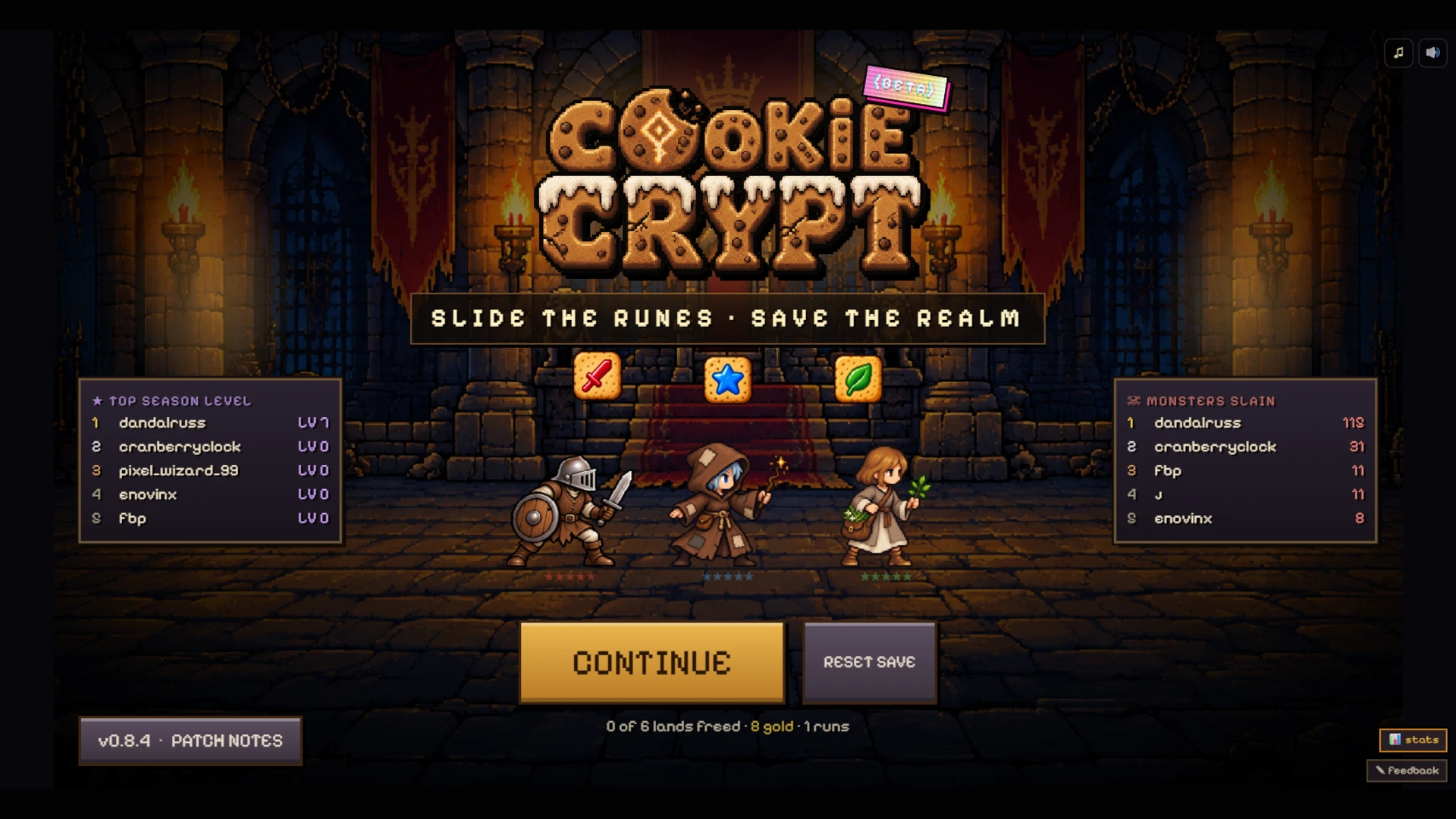 Cookie Crypt: a moment in the game (1 of 3)