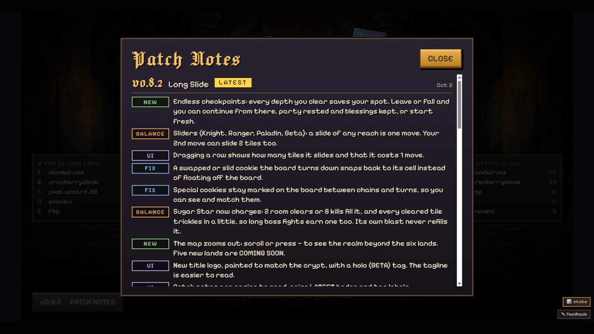 Cookie Crypt: a moment in the game (3 of 3)
