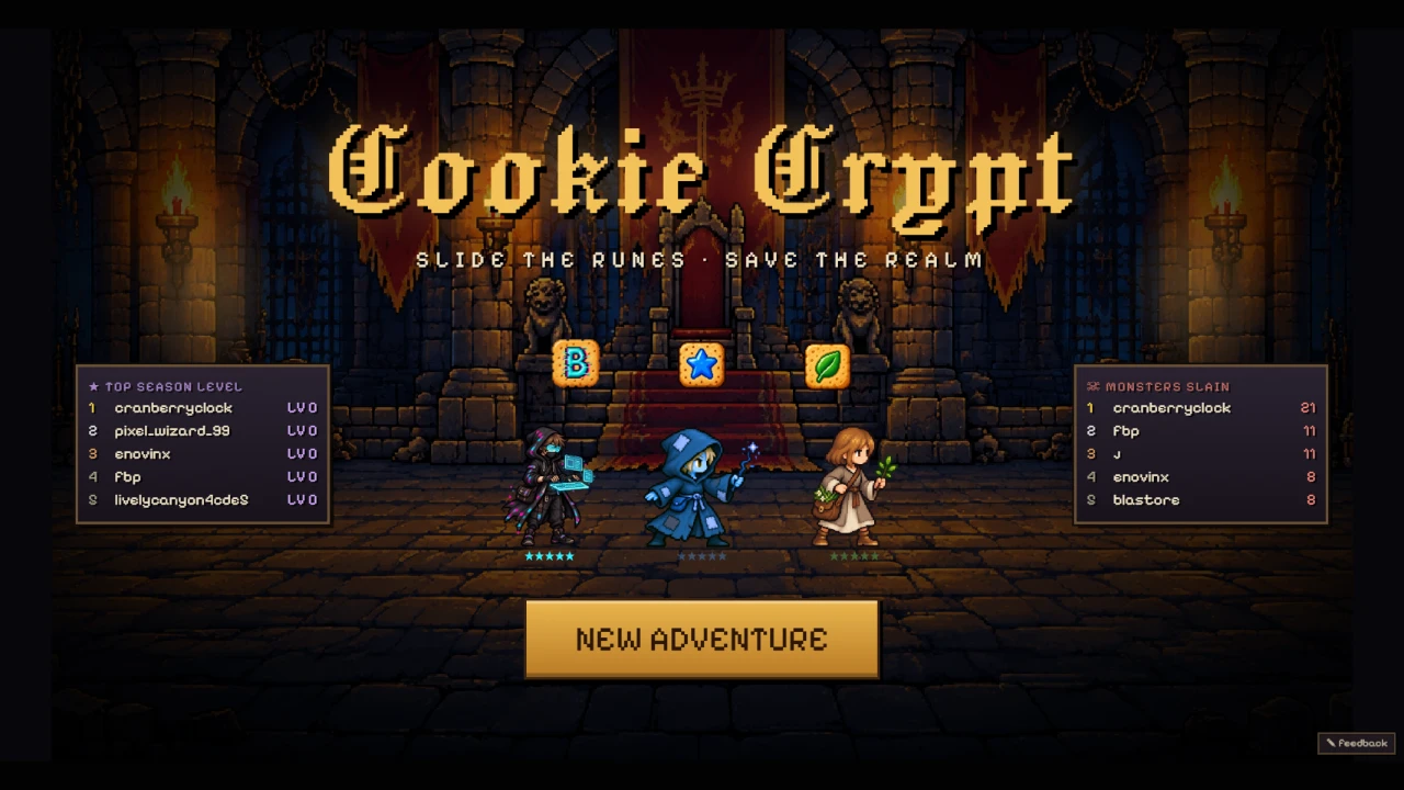 Cookie Crypt: a moment in the game (1 of 1)