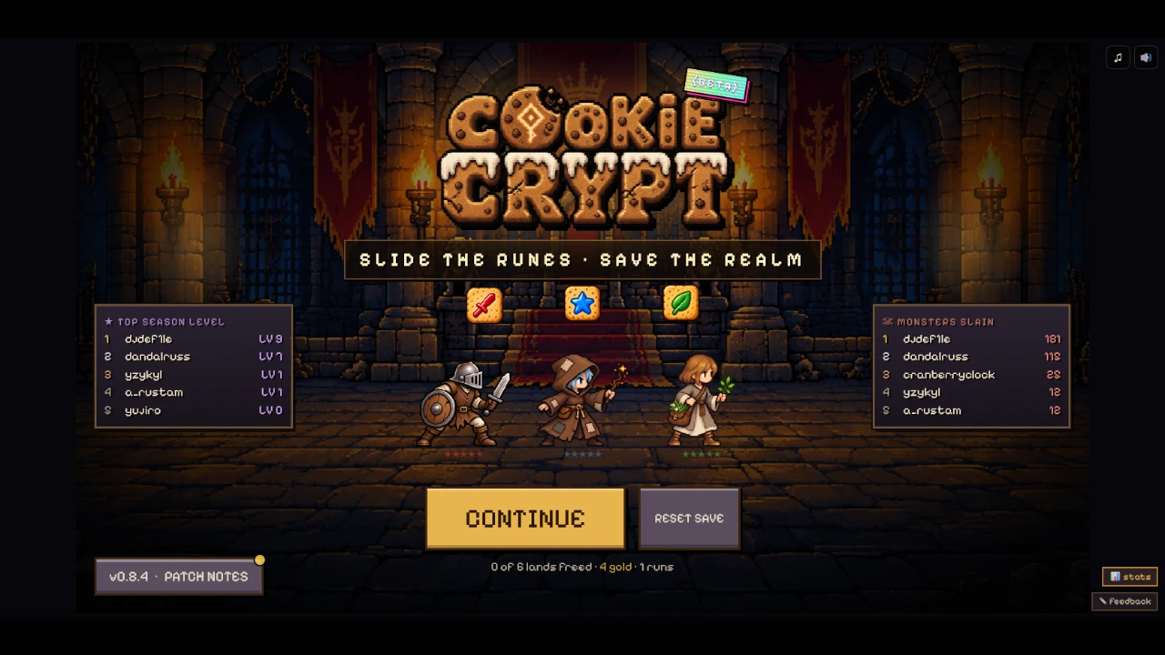 Cookie Crypt: a moment in the game (2 of 3)