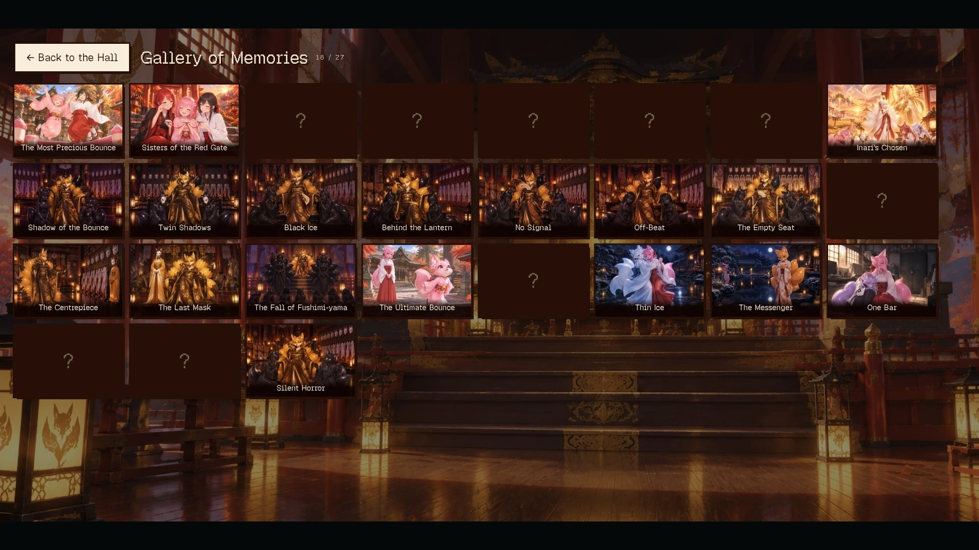 Nine Tails of Fushimi-yama: a moment in the game (1 of 1)