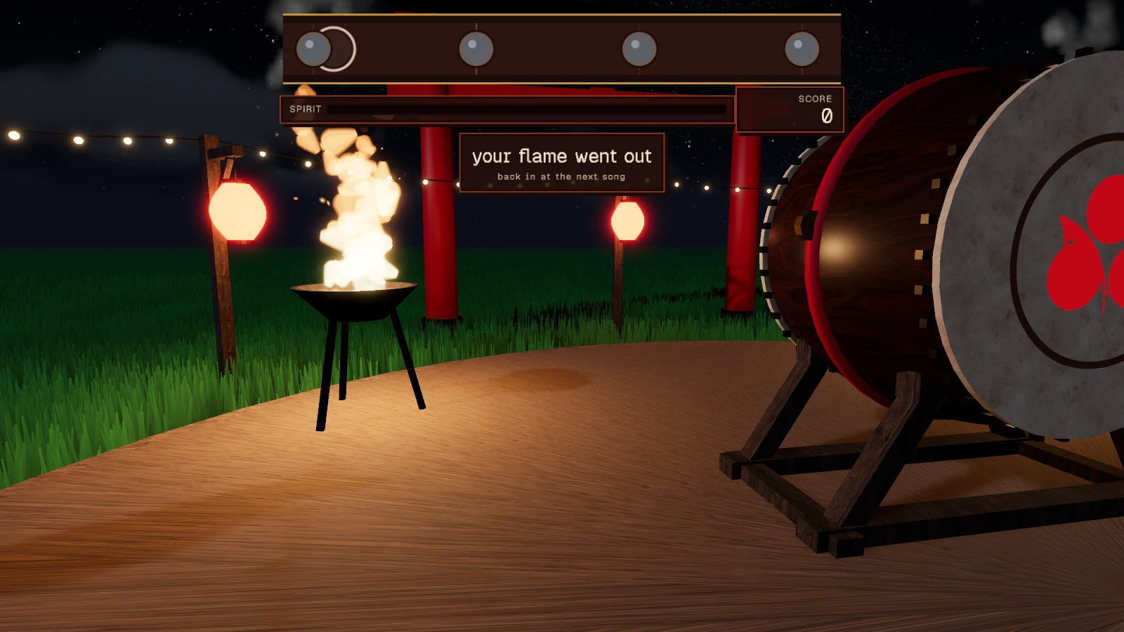 Taiko Night: a moment in the game (2 of 2)