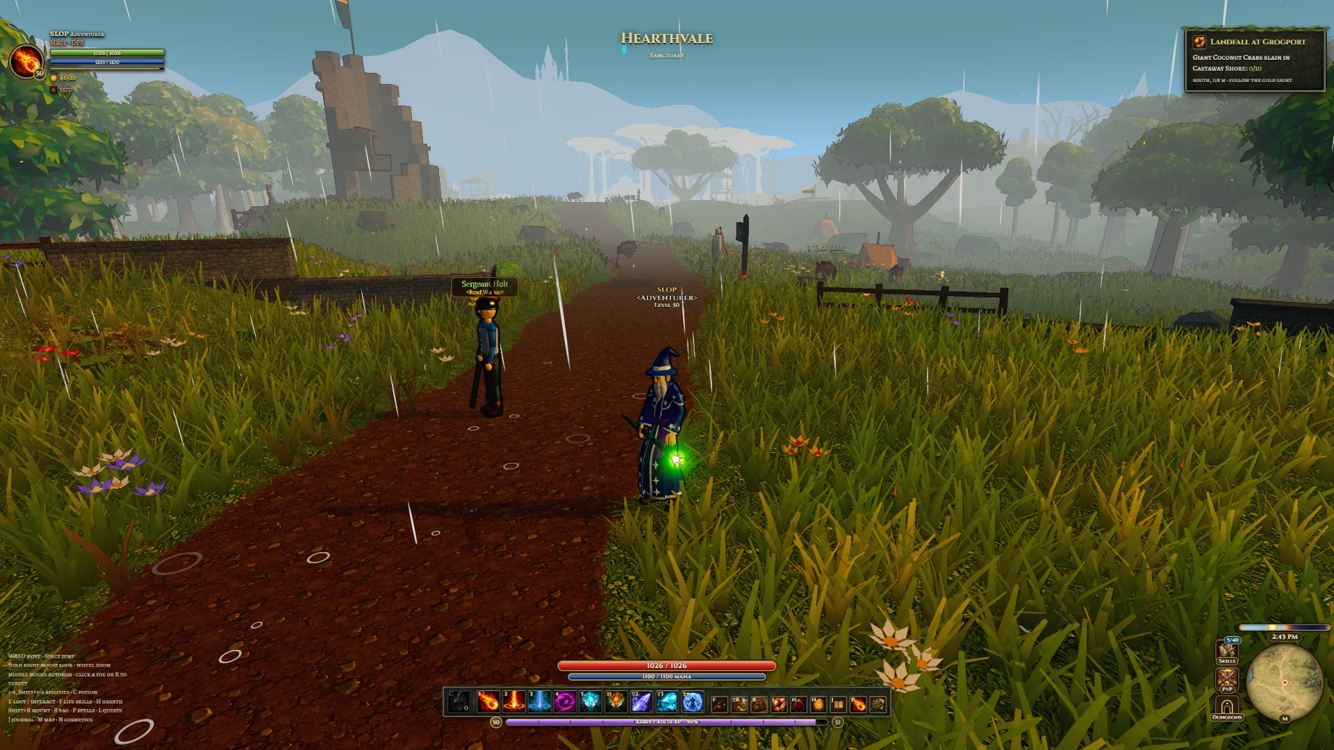 Slop Online: Journey to the East: a moment in the game (3 of 8)