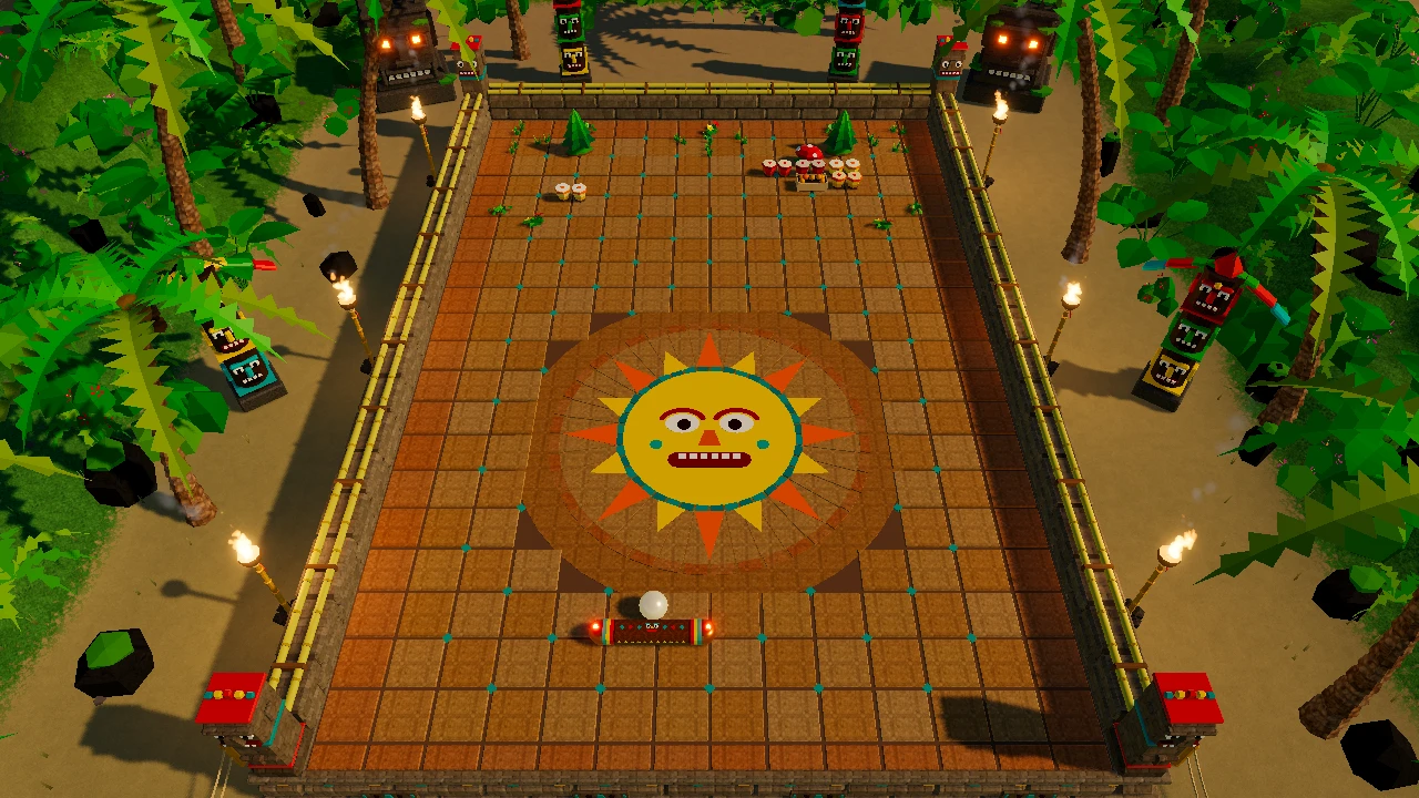 Tiki Arkanoid: a moment in the game (2 of 3)