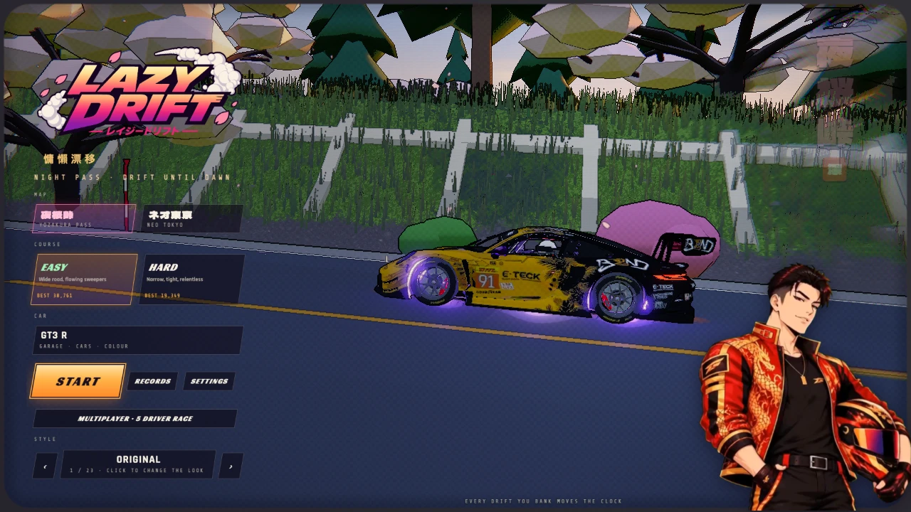 Lazy Drift: a moment in the game (2 of 4)
