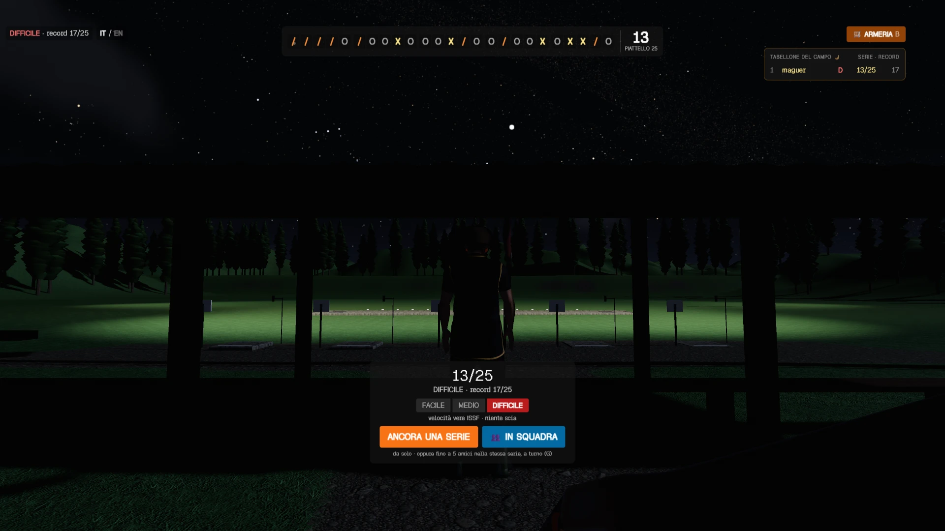 Tiro al Piattello: a moment in the game (1 of 3)