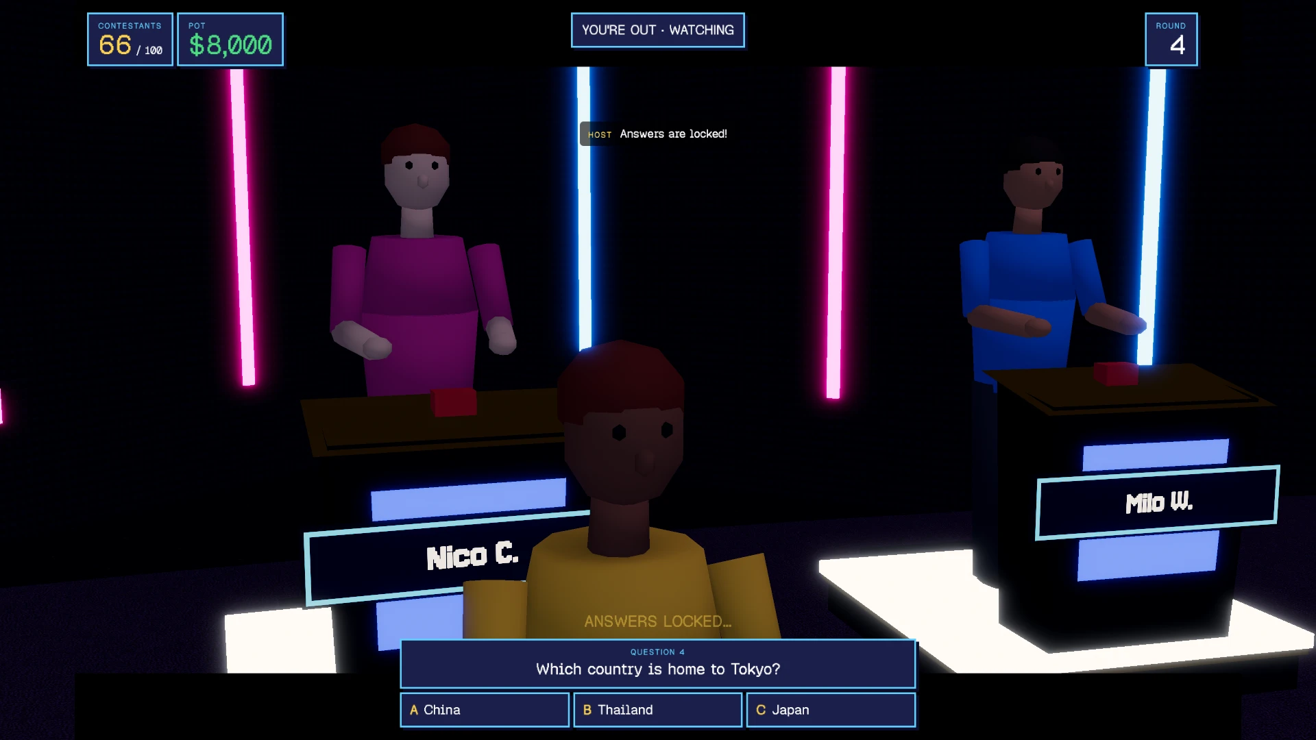 Only One Wrong: a moment in the game (1 of 2)