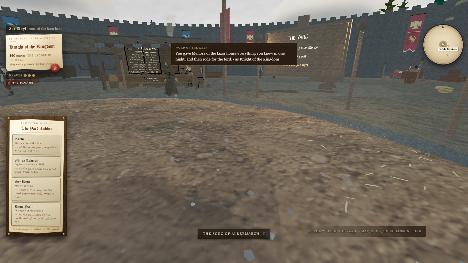 Chivalry's Hand: a moment in the game (1 of 8)