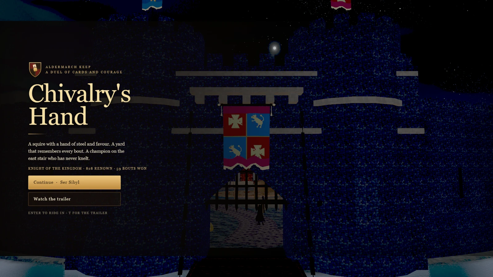 Chivalry's Hand: a moment in the game (1 of 1)