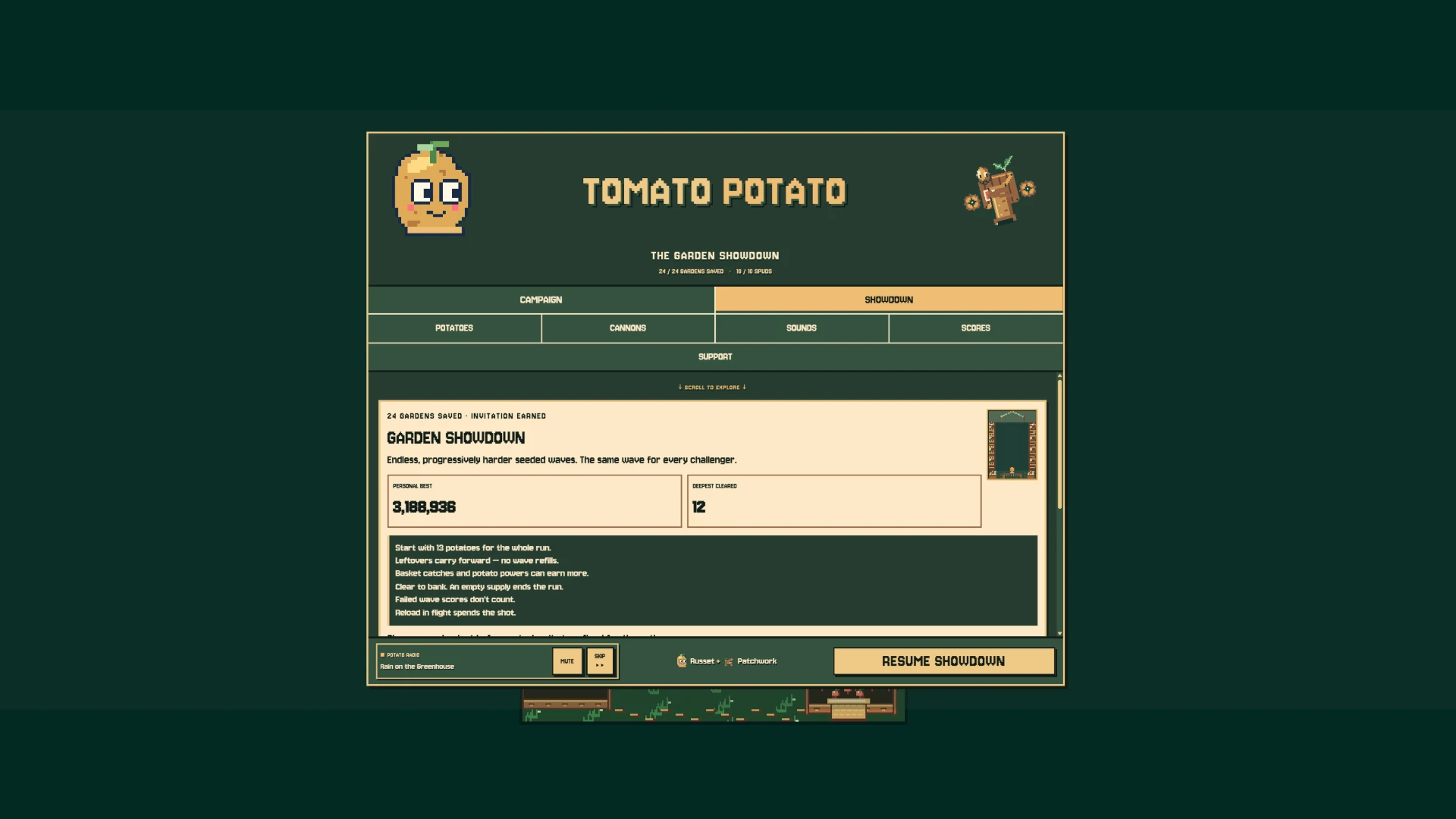 Tomato Potato: The Garden Showdown: a moment in the game (1 of 1)