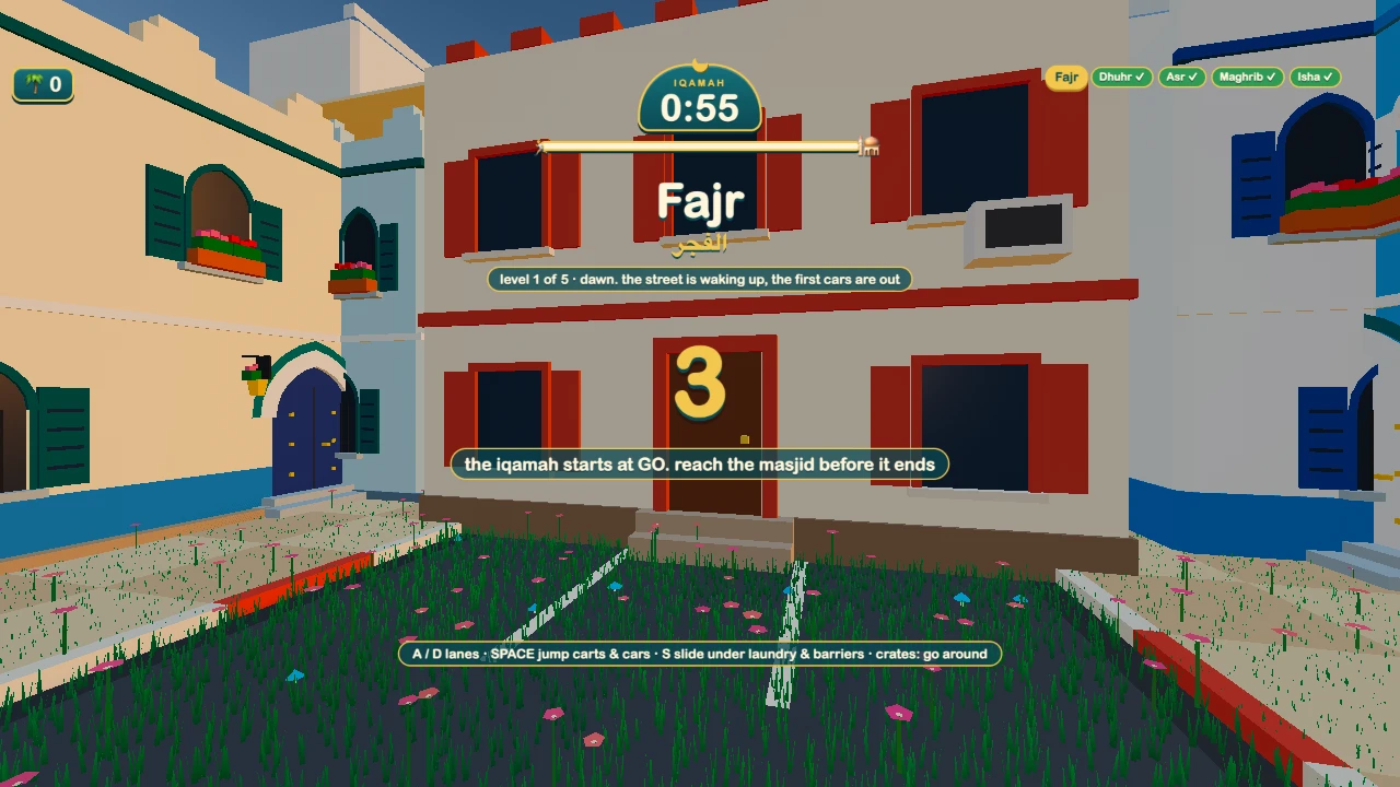 Race to the Masjid: a moment in the game (1 of 5)