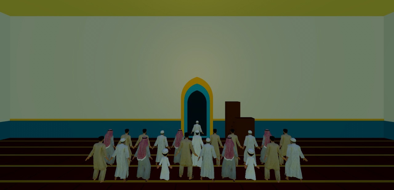 Race to the Masjid: a moment in the game (1 of 1)