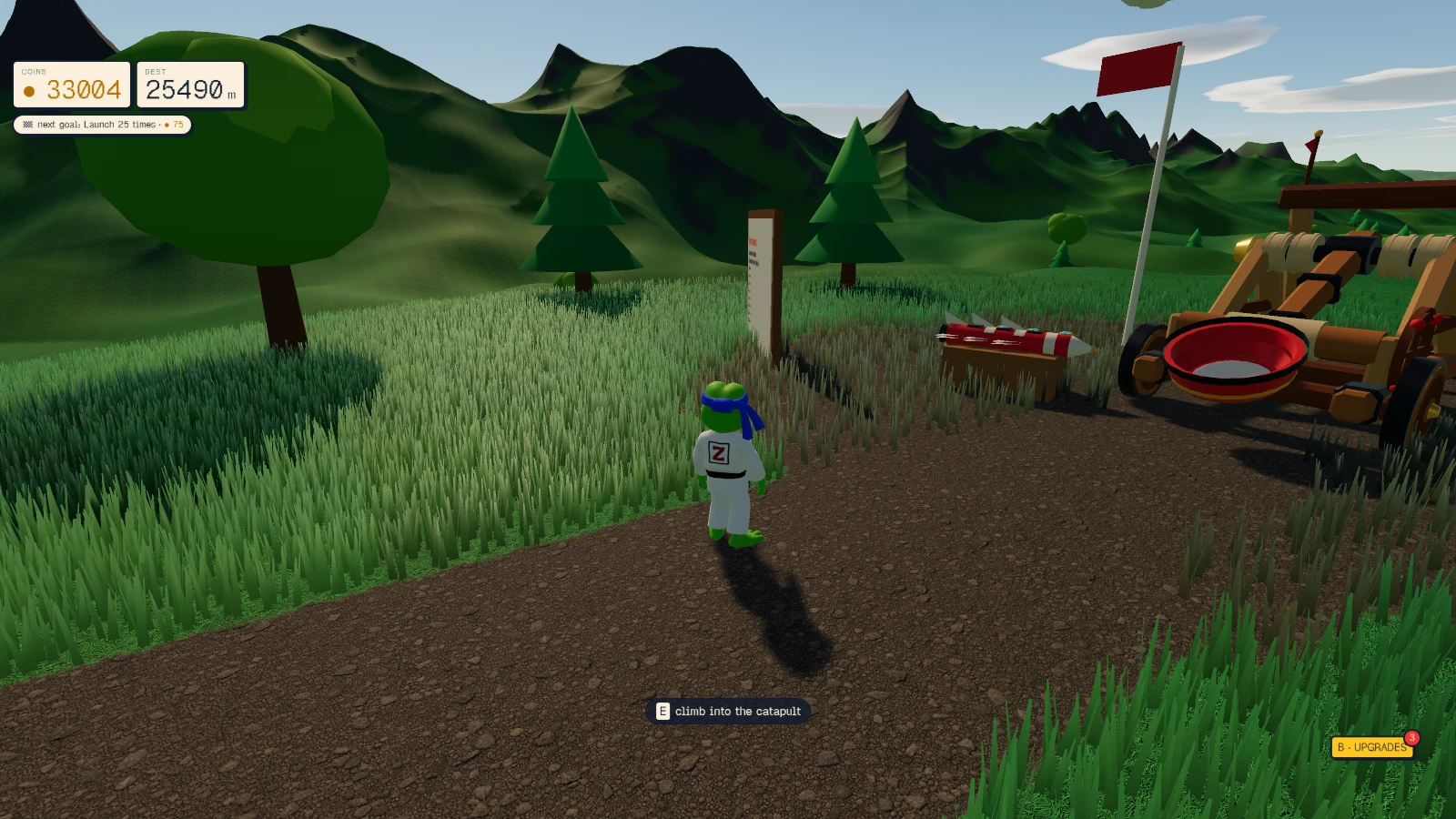 Rocket Pult: a moment in the game (1 of 1)