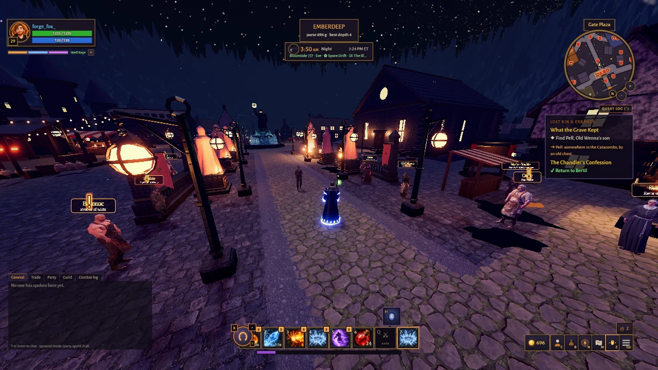 Emberdeep Online: a moment in the game (2 of 2)